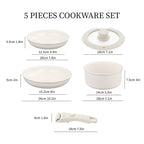 Detachable Handle Cookware Set